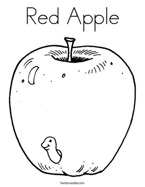 26 Juicy Apple Coloring Pages Printable 22