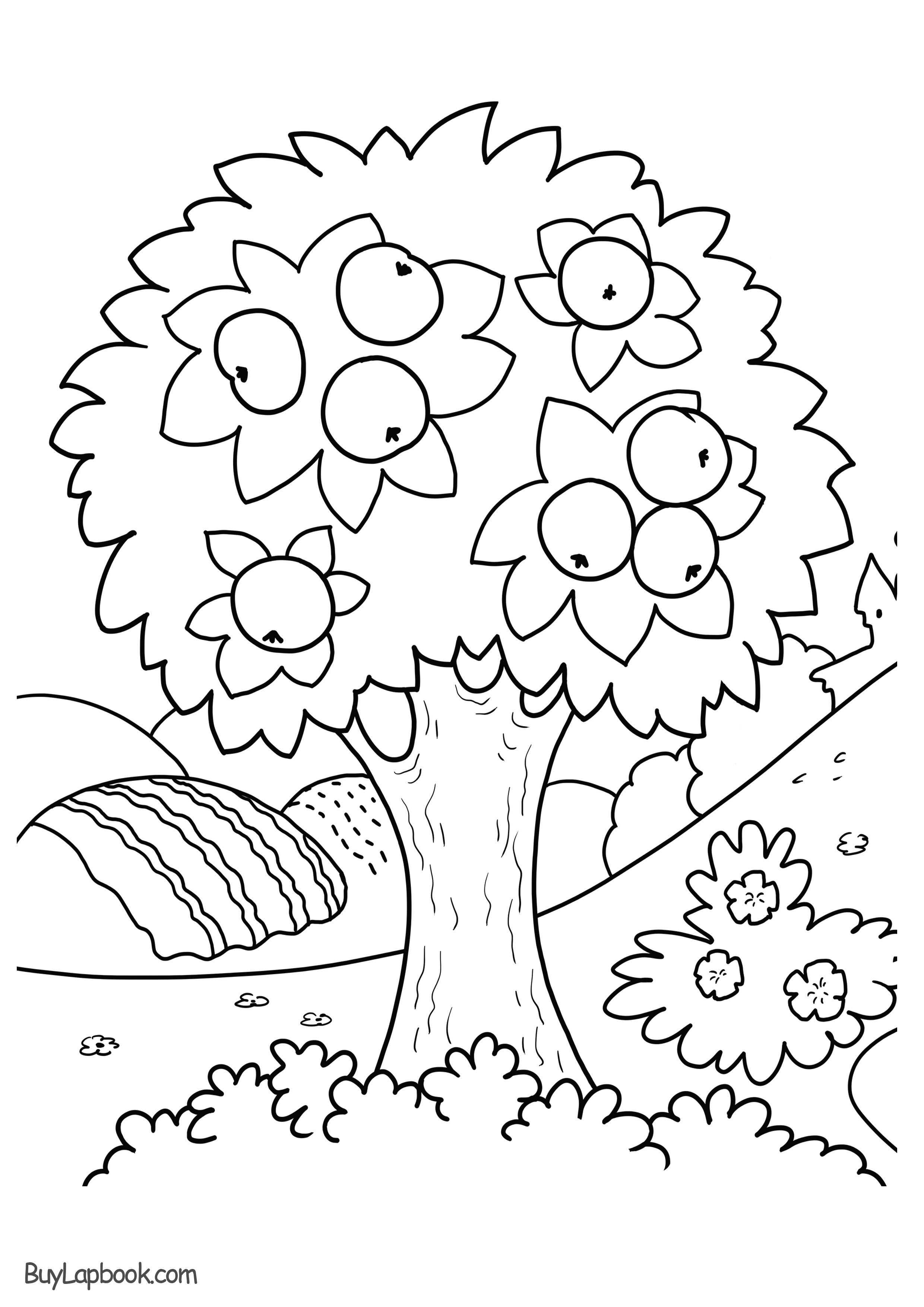 26 Juicy Apple Coloring Pages Printable 24