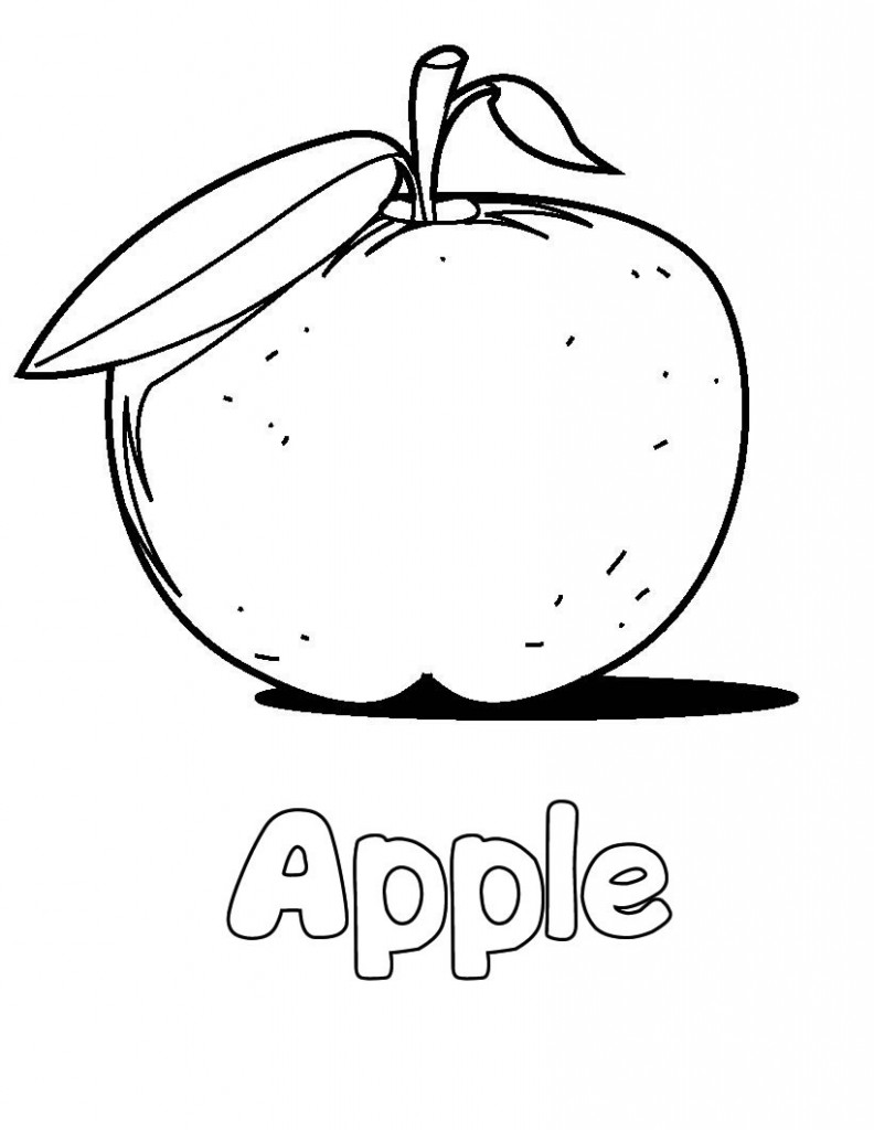 26 Juicy Apple Coloring Pages Printable 25