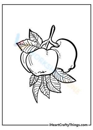 26 Juicy Apple Coloring Pages Printable 30