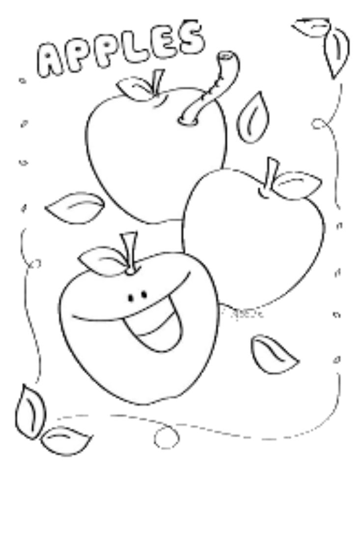 26 Juicy Apple Coloring Pages Printable 33