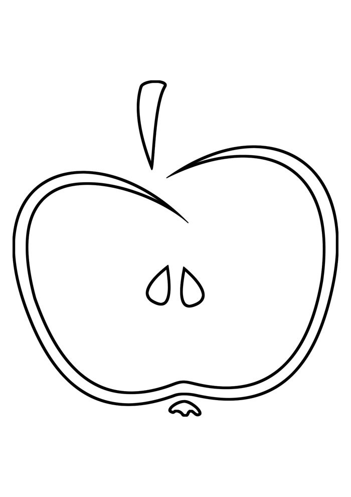 26 Juicy Apple Coloring Pages Printable 5