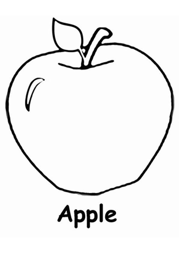 26 Juicy Apple Coloring Pages Printable 8