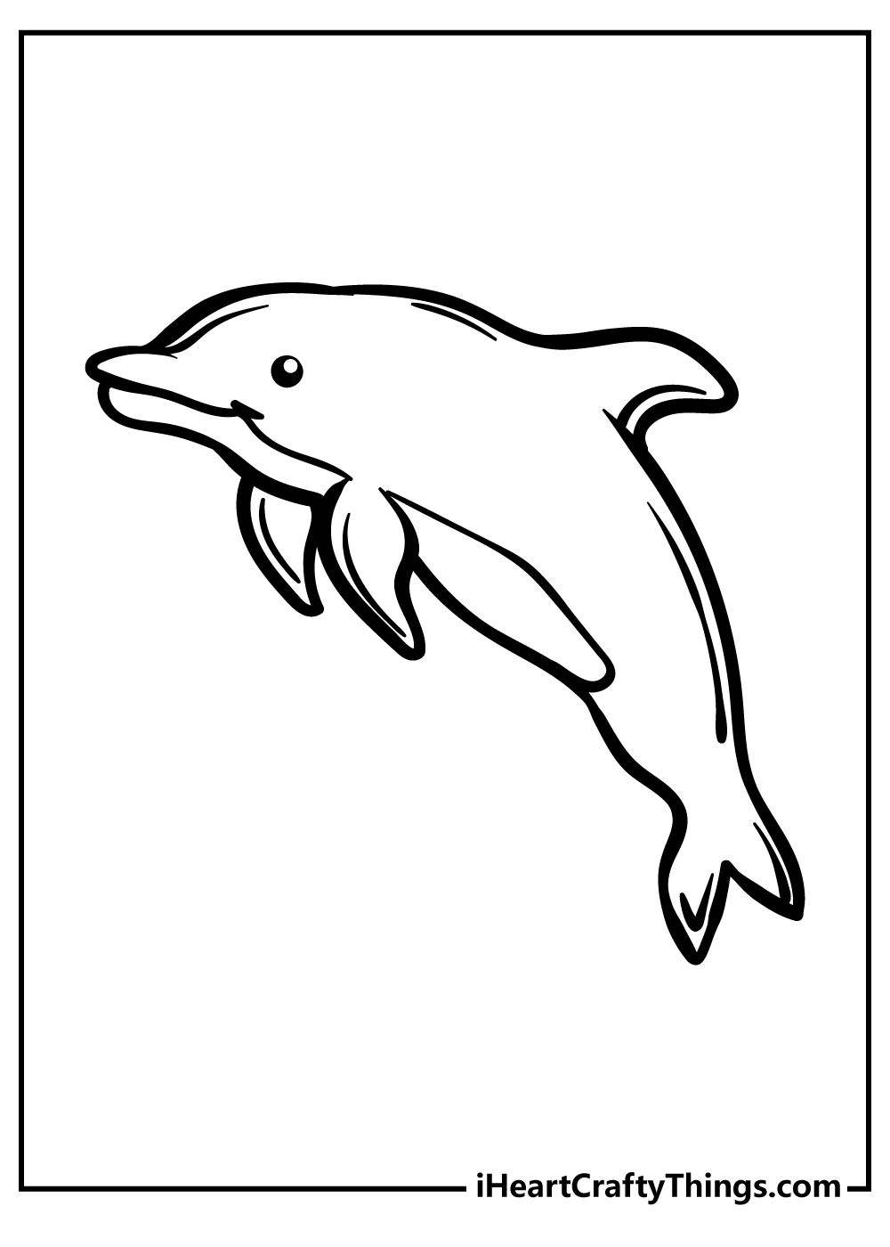 30 Playful Dolphin Coloring Pages Printable 13