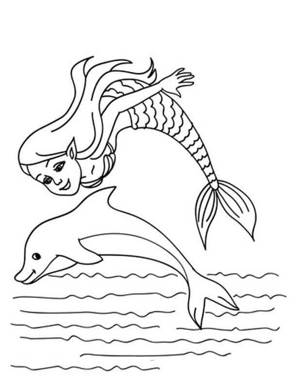 30 Playful Dolphin Coloring Pages Printable 23