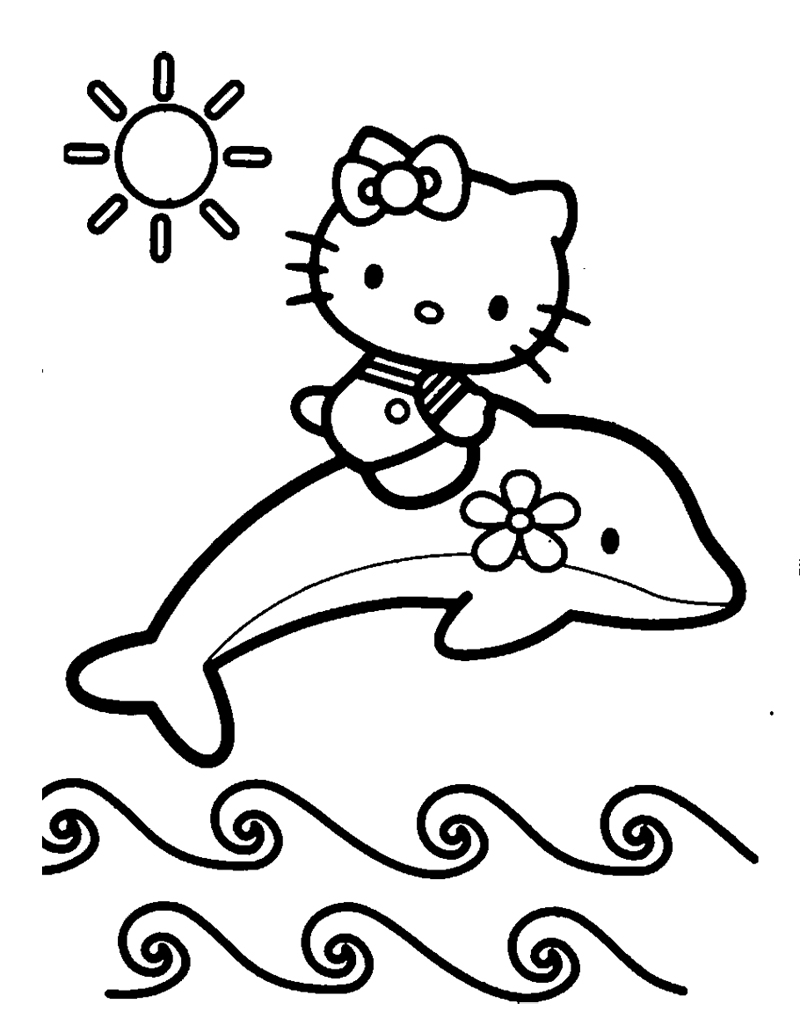 30 Playful Dolphin Coloring Pages Printable 7