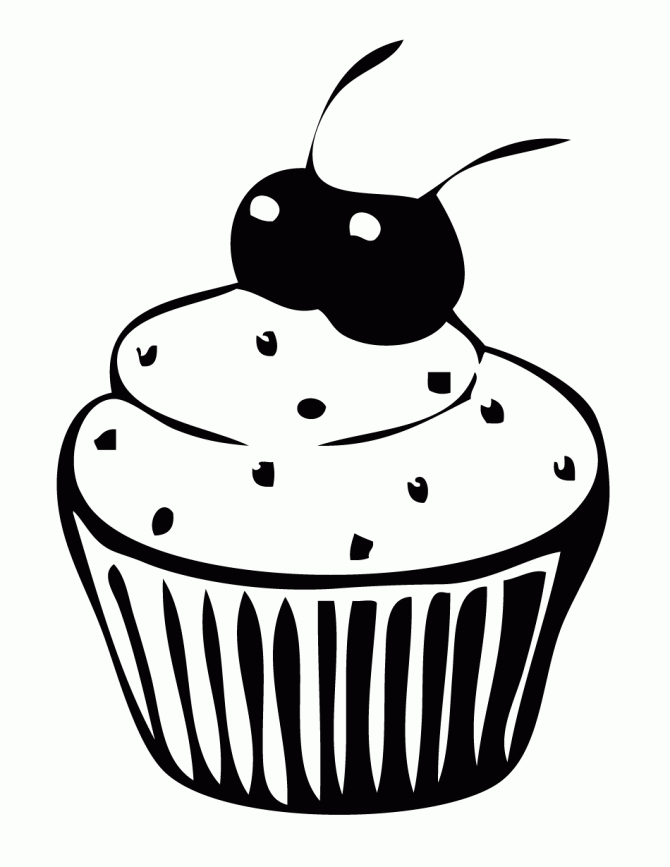 31 Delightful Cupcake Coloring Pages Printable 18