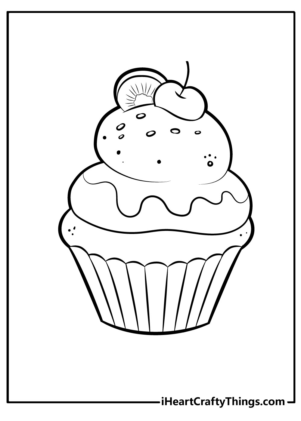 31 Delightful Cupcake Coloring Pages Printable 19