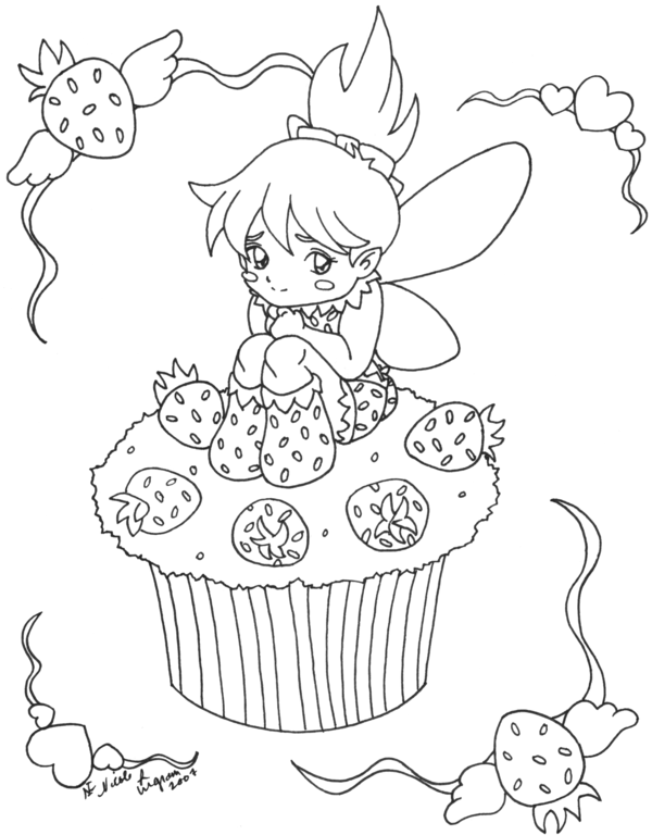 31 Delightful Cupcake Coloring Pages Printable 24