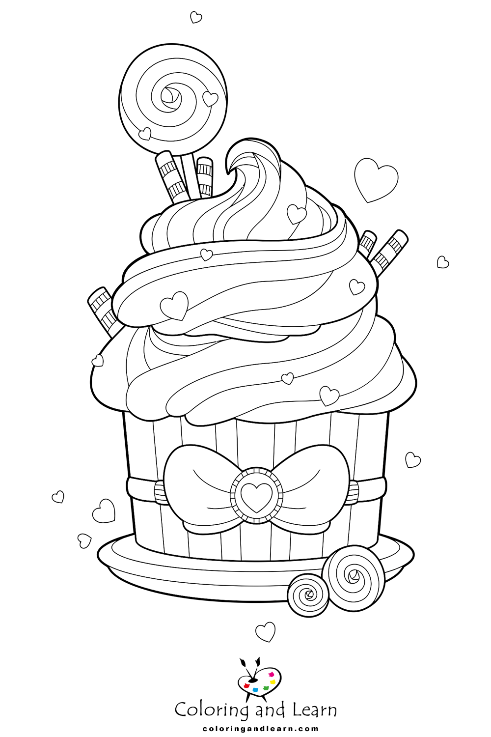 31 Delightful Cupcake Coloring Pages Printable 30