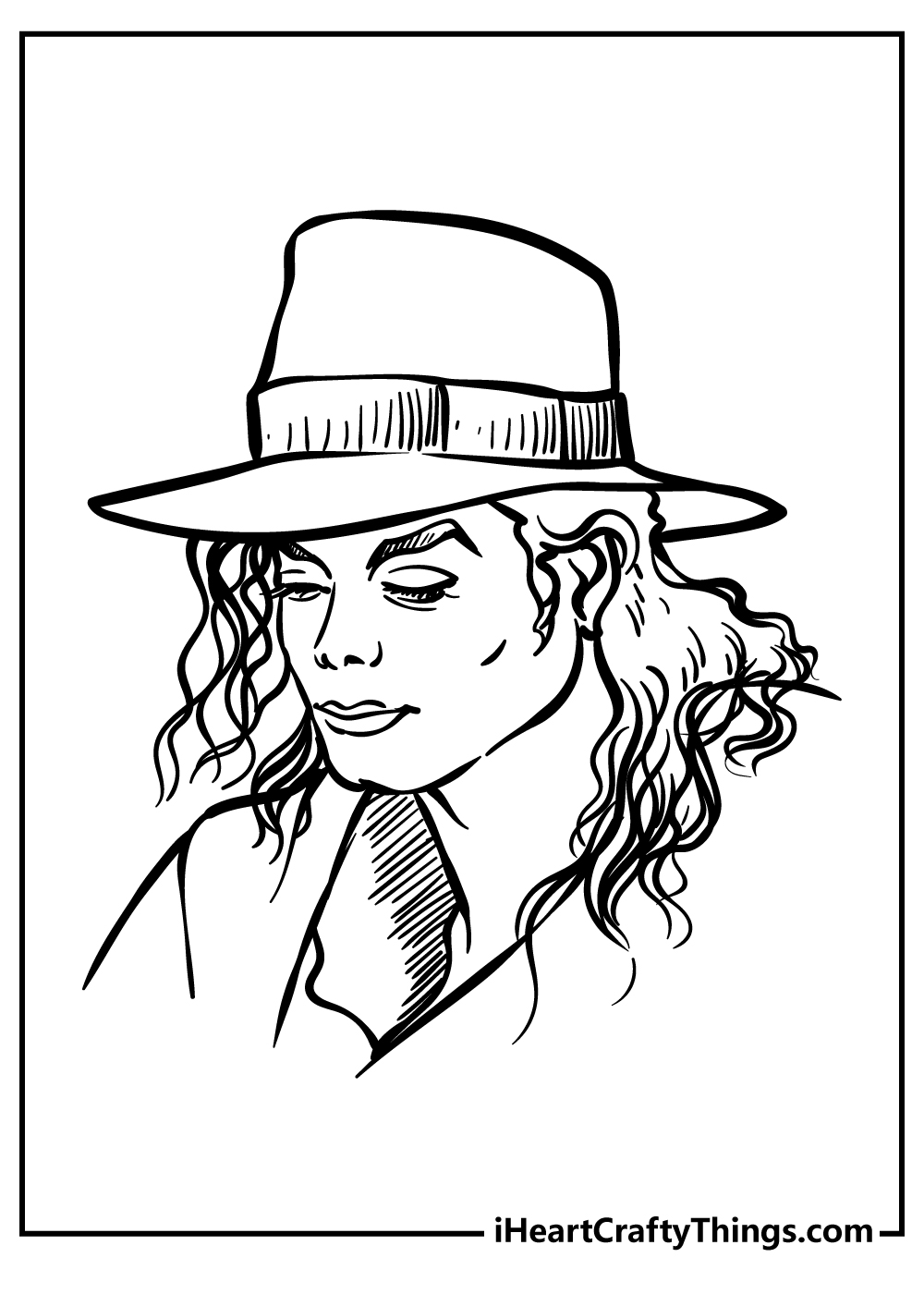 31 Iconic Michael Jackson Coloring Pages Printable 1