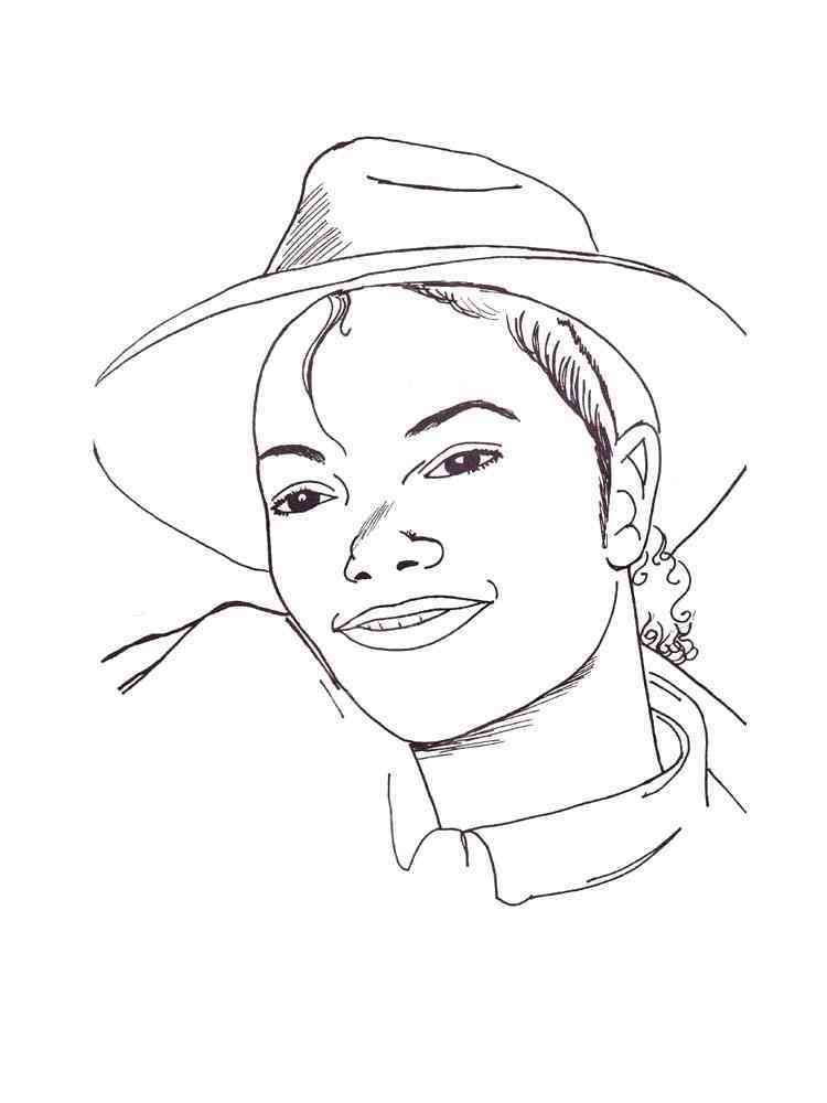 31 Iconic Michael Jackson Coloring Pages Printable 10