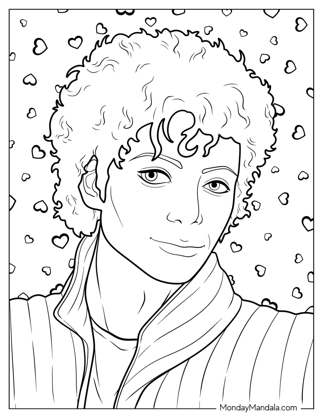 31 Iconic Michael Jackson Coloring Pages Printable 19