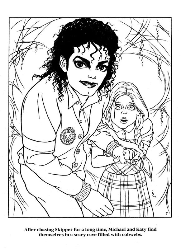 31 Iconic Michael Jackson Coloring Pages Printable 3