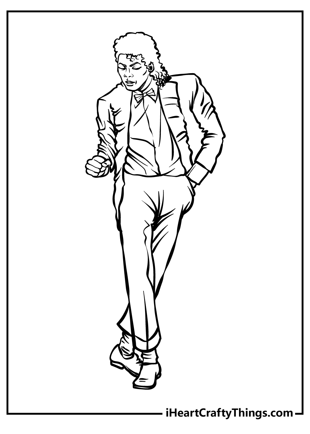 31 Iconic Michael Jackson Coloring Pages Printable 5