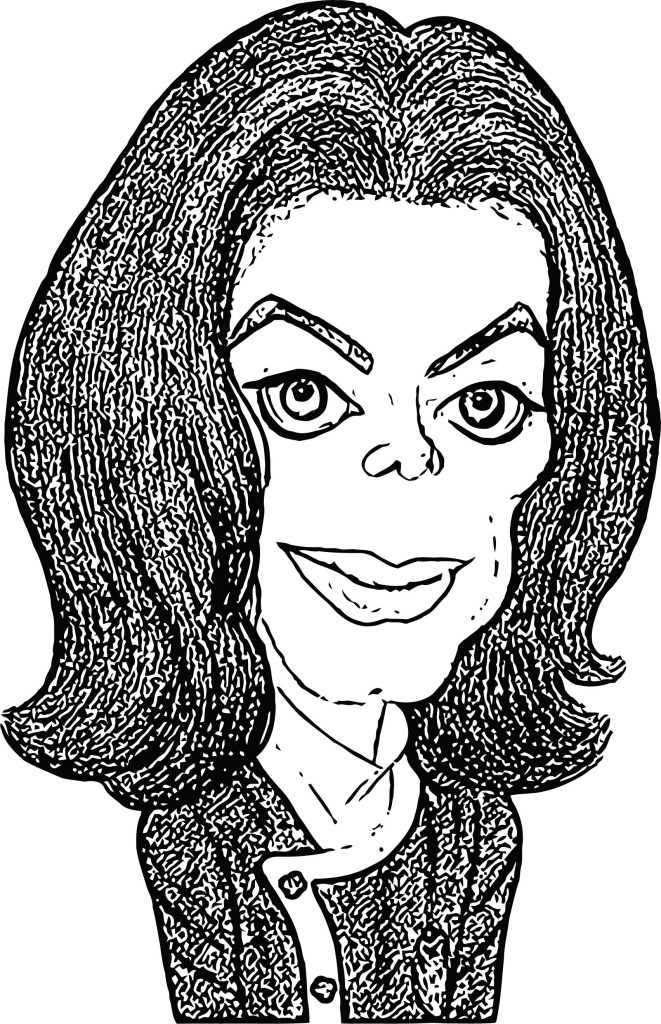 31 Iconic Michael Jackson Coloring Pages Printable 6