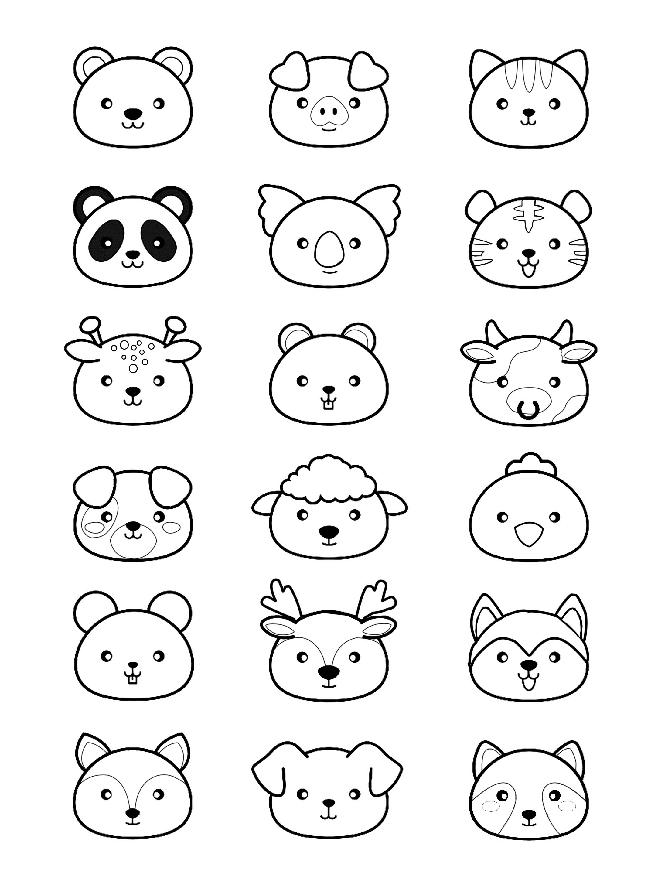 32 Kawaii Coloring Pages Printable 2