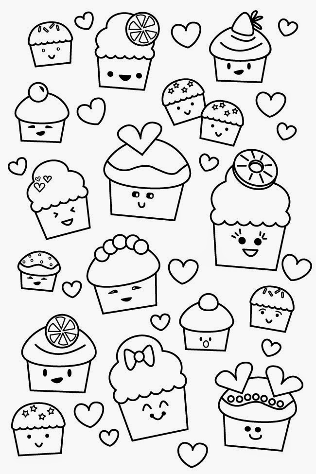 32 Kawaii Coloring Pages Printable 26