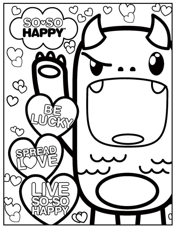 32 Kawaii Coloring Pages Printable 35