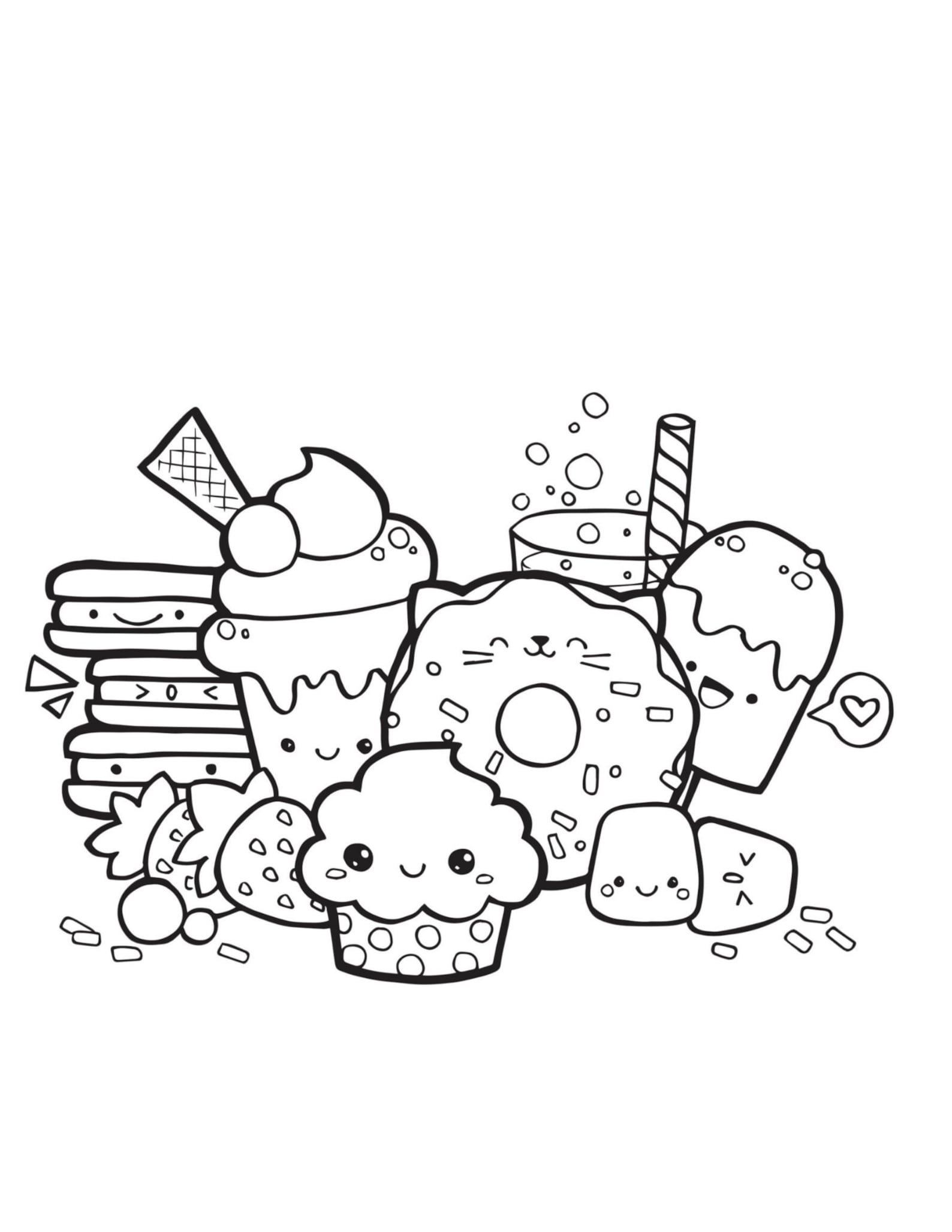 32 Kawaii Coloring Pages Printable 4