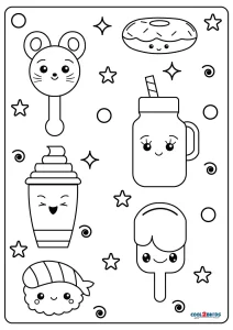 32 Kawaii Coloring Pages Printable 7