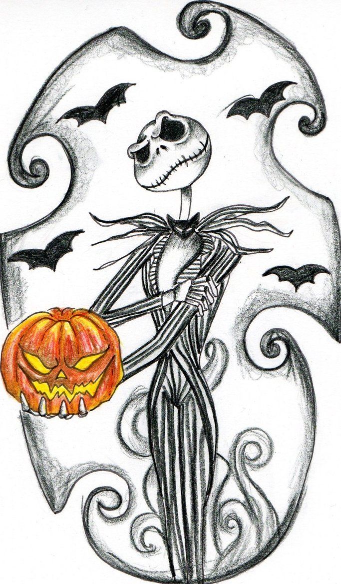 32 Spooky Nightmare Before Christmas Coloring Pages Printable 13