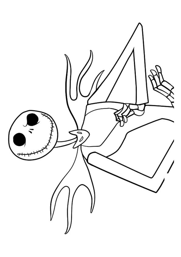 32 Spooky Nightmare Before Christmas Coloring Pages Printable 16