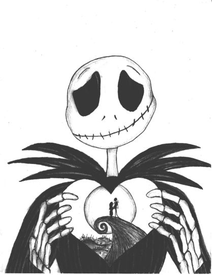 32 Spooky Nightmare Before Christmas Coloring Pages Printable 17