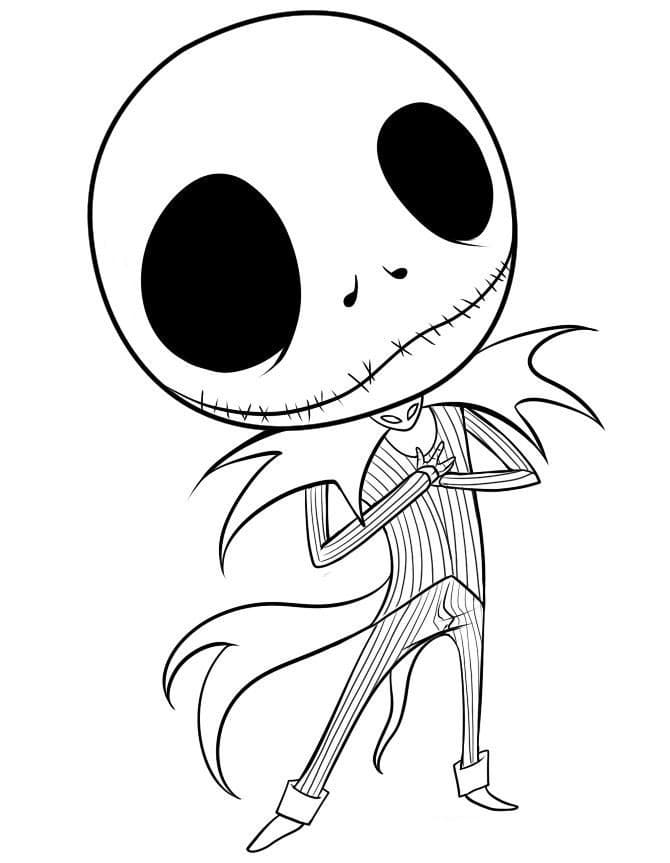 32 Spooky Nightmare Before Christmas Coloring Pages Printable 4