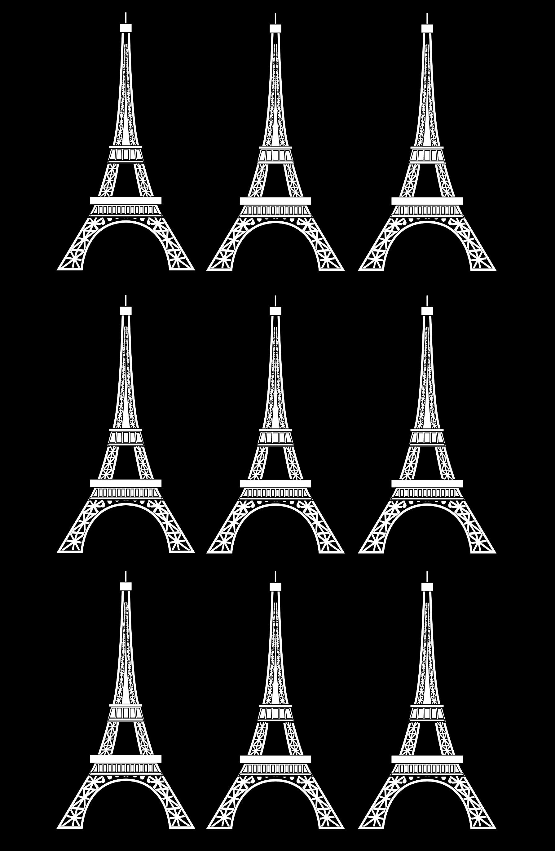 33 Iconic Eiffel Tower Coloring Pages Printable 13