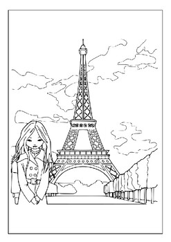 33 Iconic Eiffel Tower Coloring Pages Printable 18