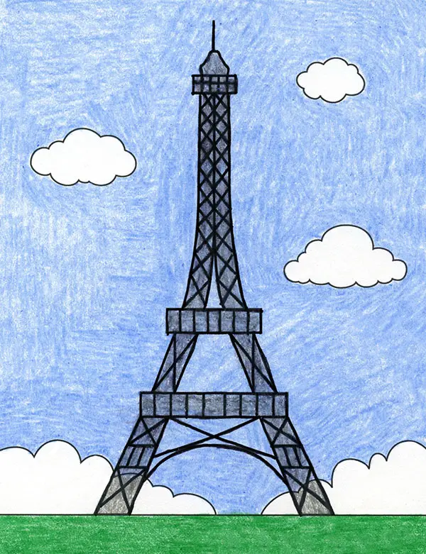 33 Iconic Eiffel Tower Coloring Pages Printable 23