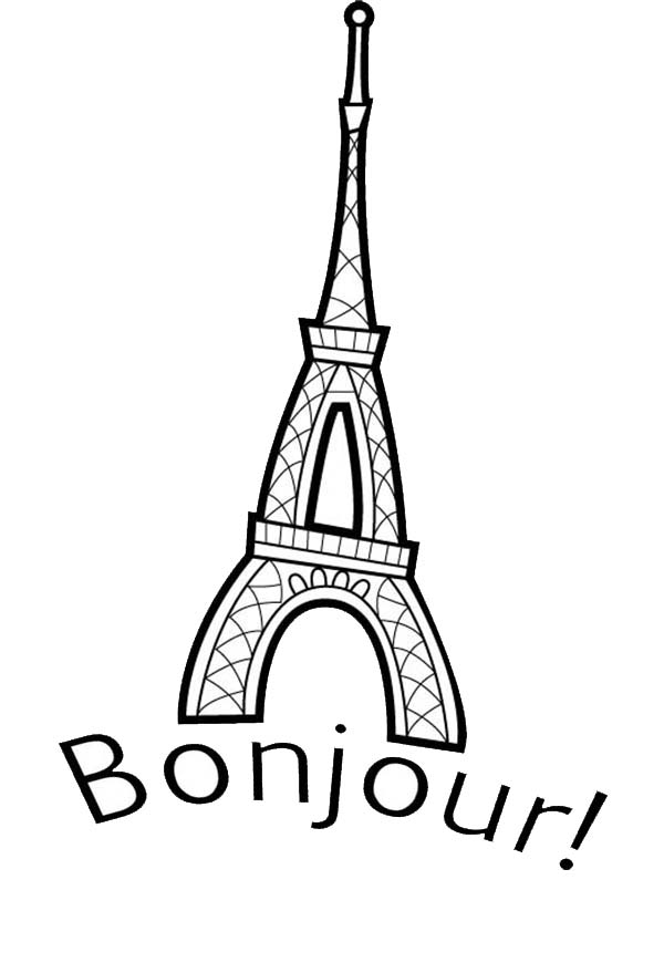 33 Iconic Eiffel Tower Coloring Pages Printable 34