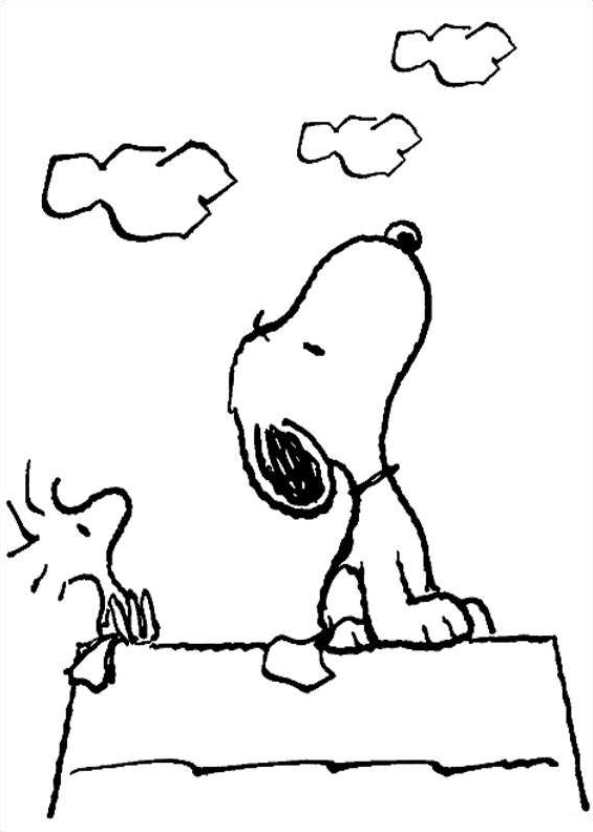 34 Iconic Snoopy Coloring Pages Printable 17