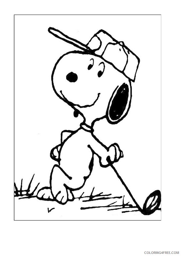 34 Iconic Snoopy Coloring Pages Printable 21