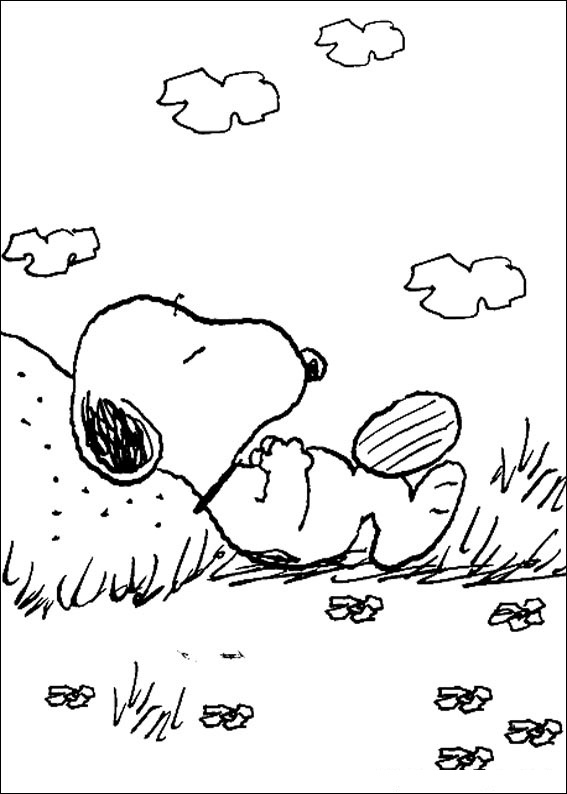 34 Iconic Snoopy Coloring Pages Printable 26