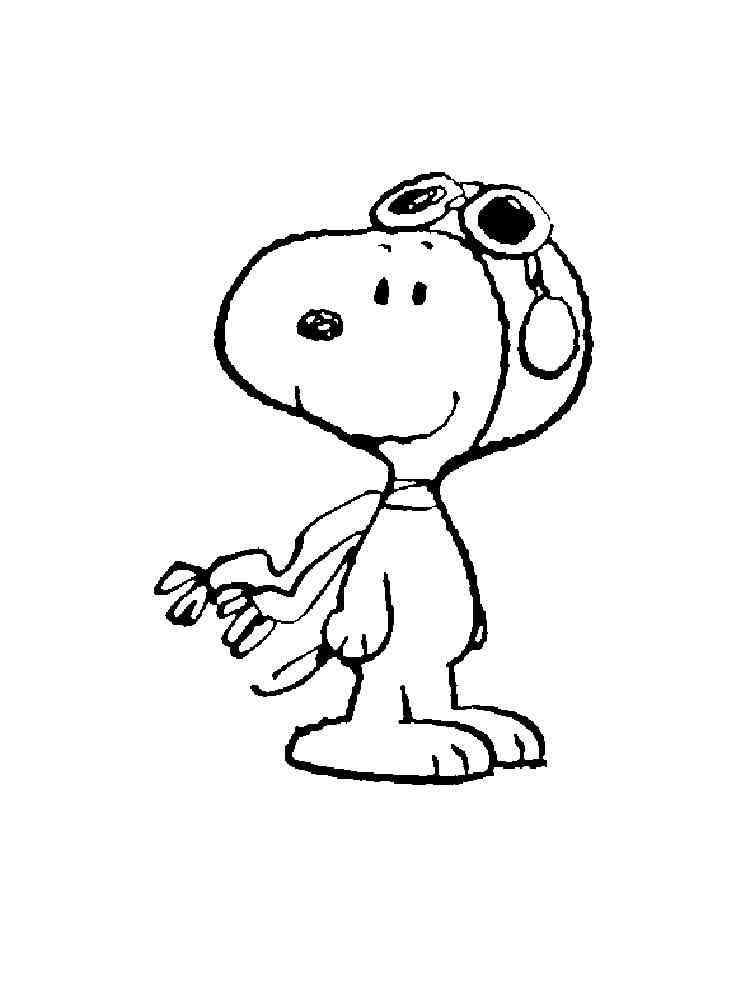 34 Iconic Snoopy Coloring Pages Printable 6