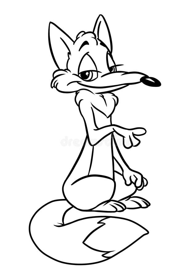 34 Sly Fox Coloring Pages Printable 1