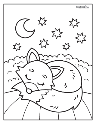 34 Sly Fox Coloring Pages Printable 17