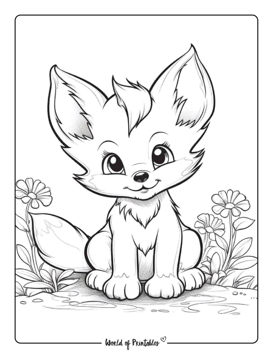 34 Sly Fox Coloring Pages Printable 30