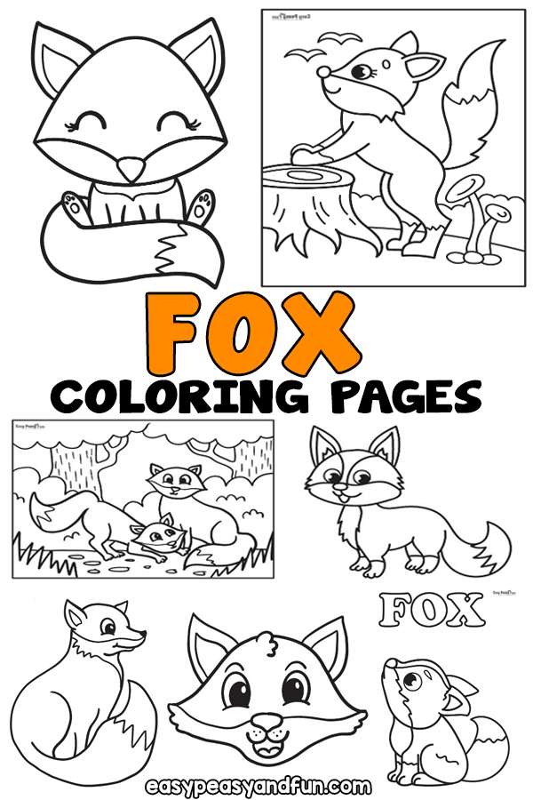 34 Sly Fox Coloring Pages Printable 8