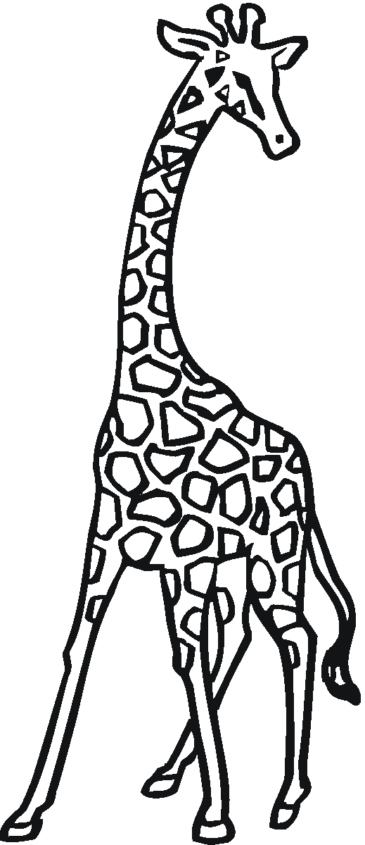 35 Tall Giraffe Coloring Pages Printable 14