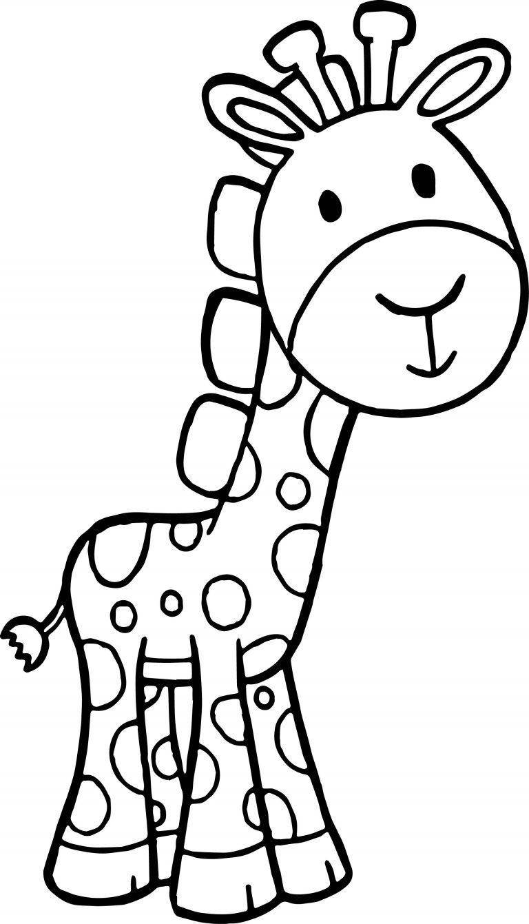 35 Tall Giraffe Coloring Pages Printable 16