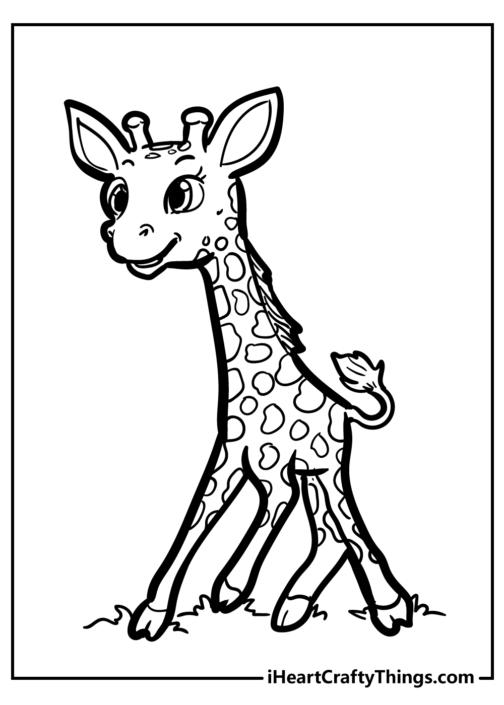 35 Tall Giraffe Coloring Pages Printable 27