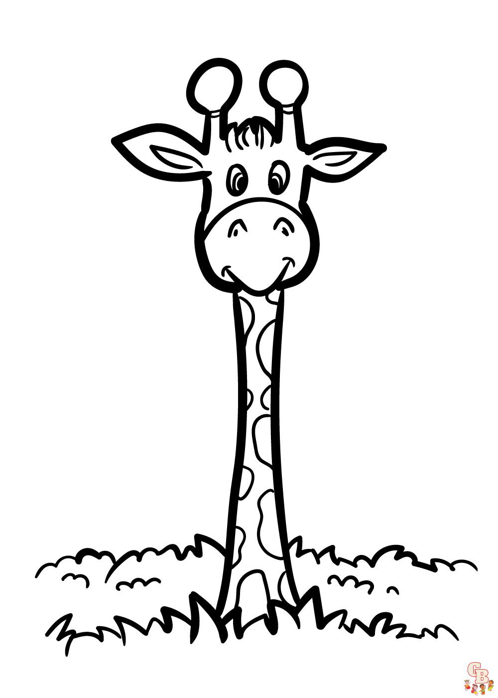 35 Tall Giraffe Coloring Pages Printable 28