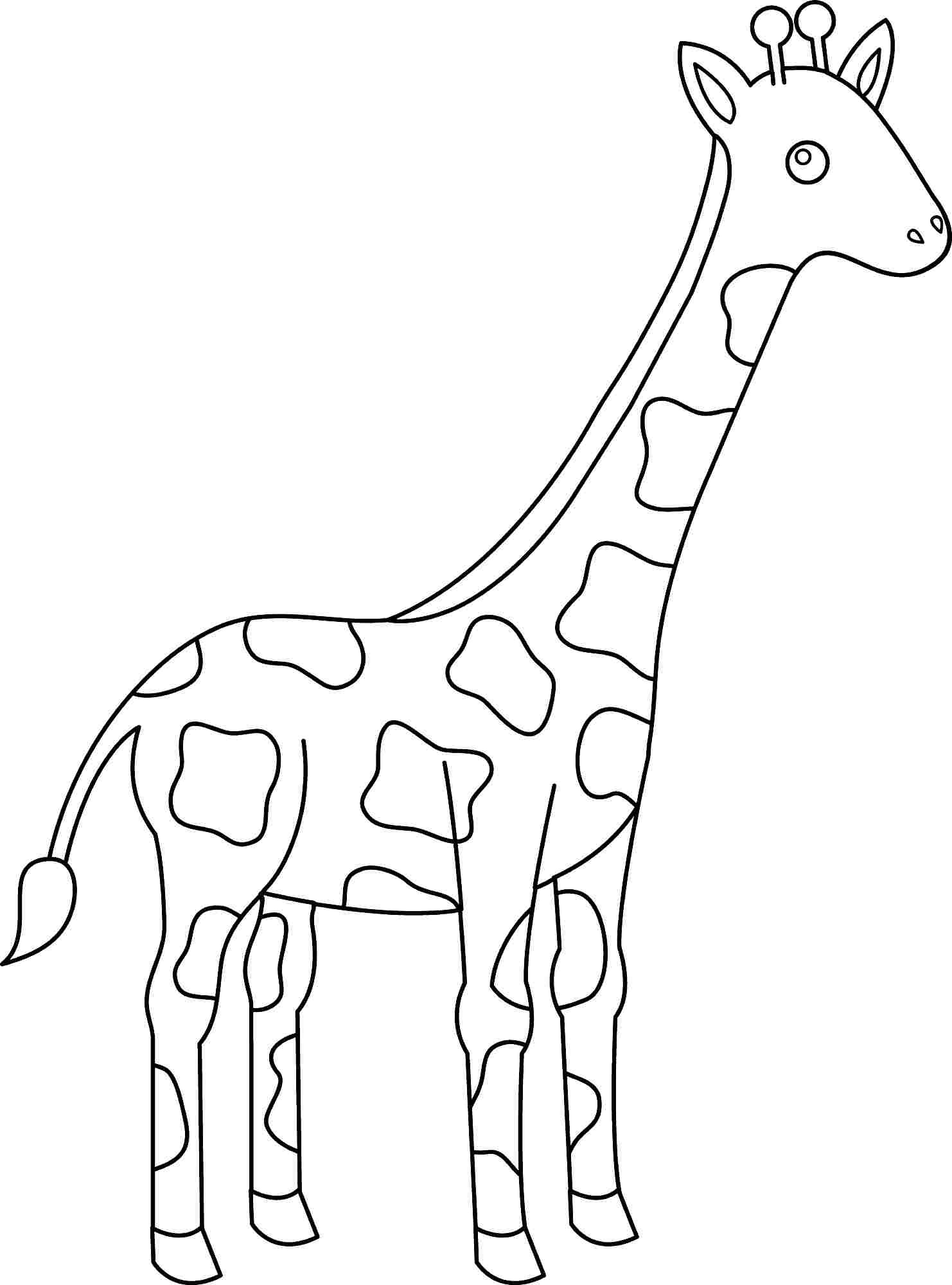 35 Tall Giraffe Coloring Pages Printable 8