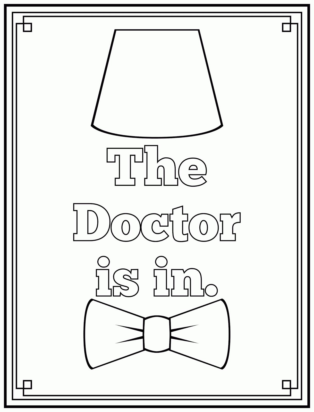 36 Heroic Doctor Coloring Pages Printable 22