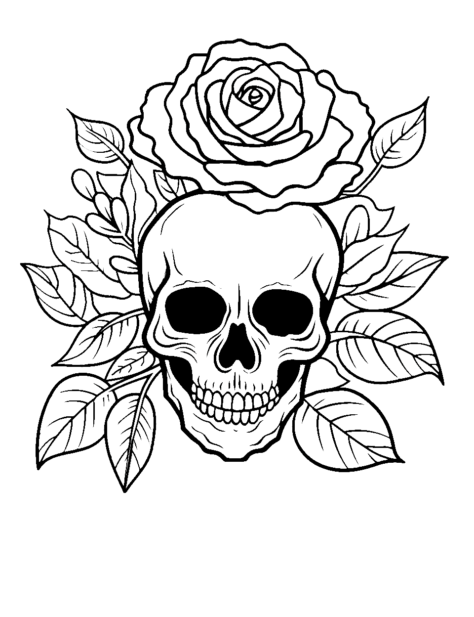 37 Elegant Rose Coloring Pages Printable 21