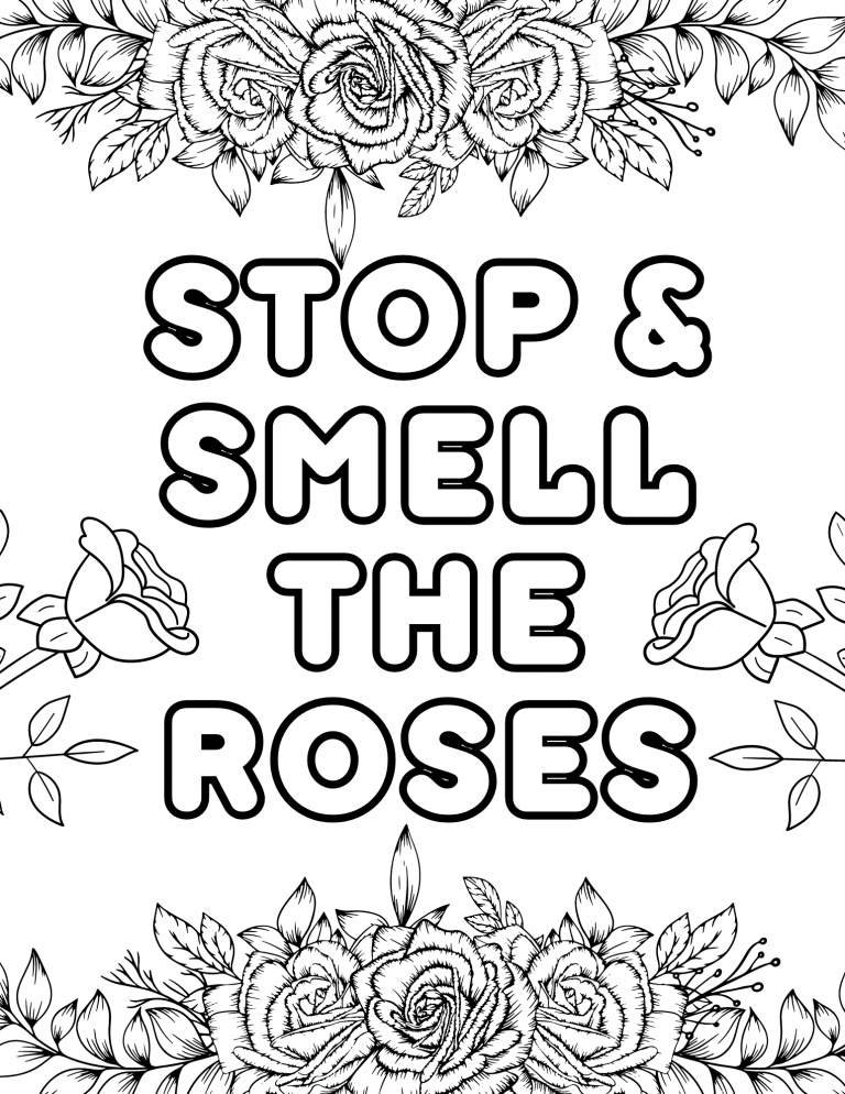 37 Elegant Rose Coloring Pages Printable 29