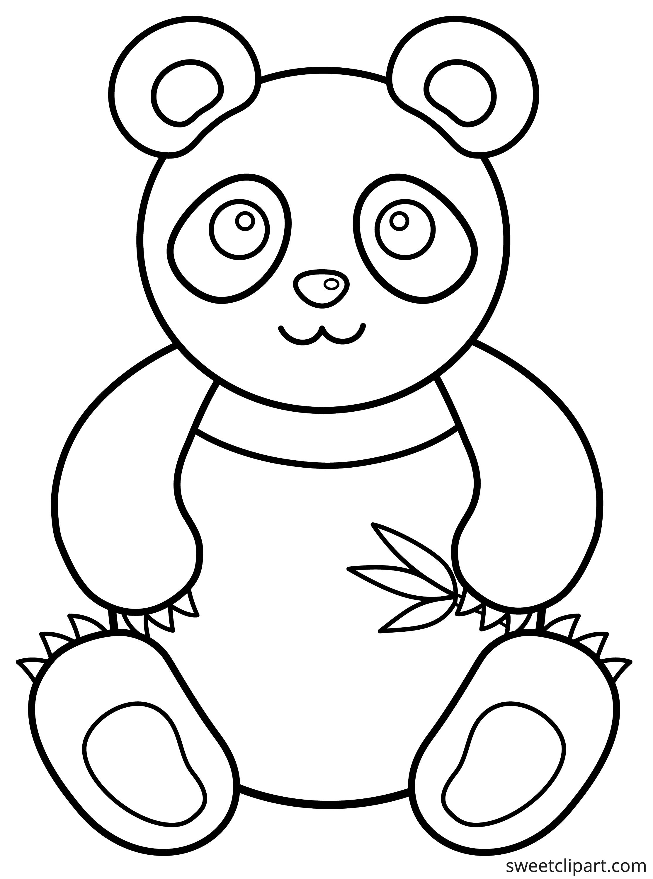 39 Cuddly Panda Coloring Pages Printable 19